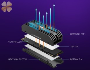 Silicon Power XS80 Gen5 NVMe SSD: SSD PCIe Gen5 đầu tiên với thiết kế tản nhiệt thụ động và tốc độ đọc/ghi lên đến 10GB/s