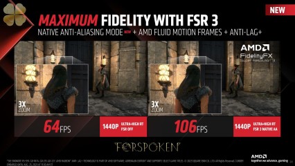 AMD FSR 3 ra mắt với Forspoken, liệu có thể cạnh tranh với NVIDIA DLSS 3?